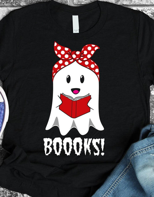 Load image into Gallery viewer, Boooks Halloween T-shirt
