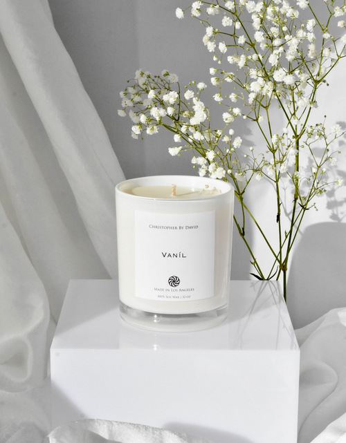 Load image into Gallery viewer, Vaníl - 12 oz 100% Soy Wax Candle
