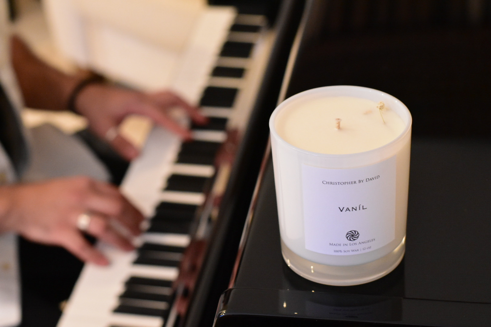 Vaníl - 12 oz 100% Soy Wax Candle