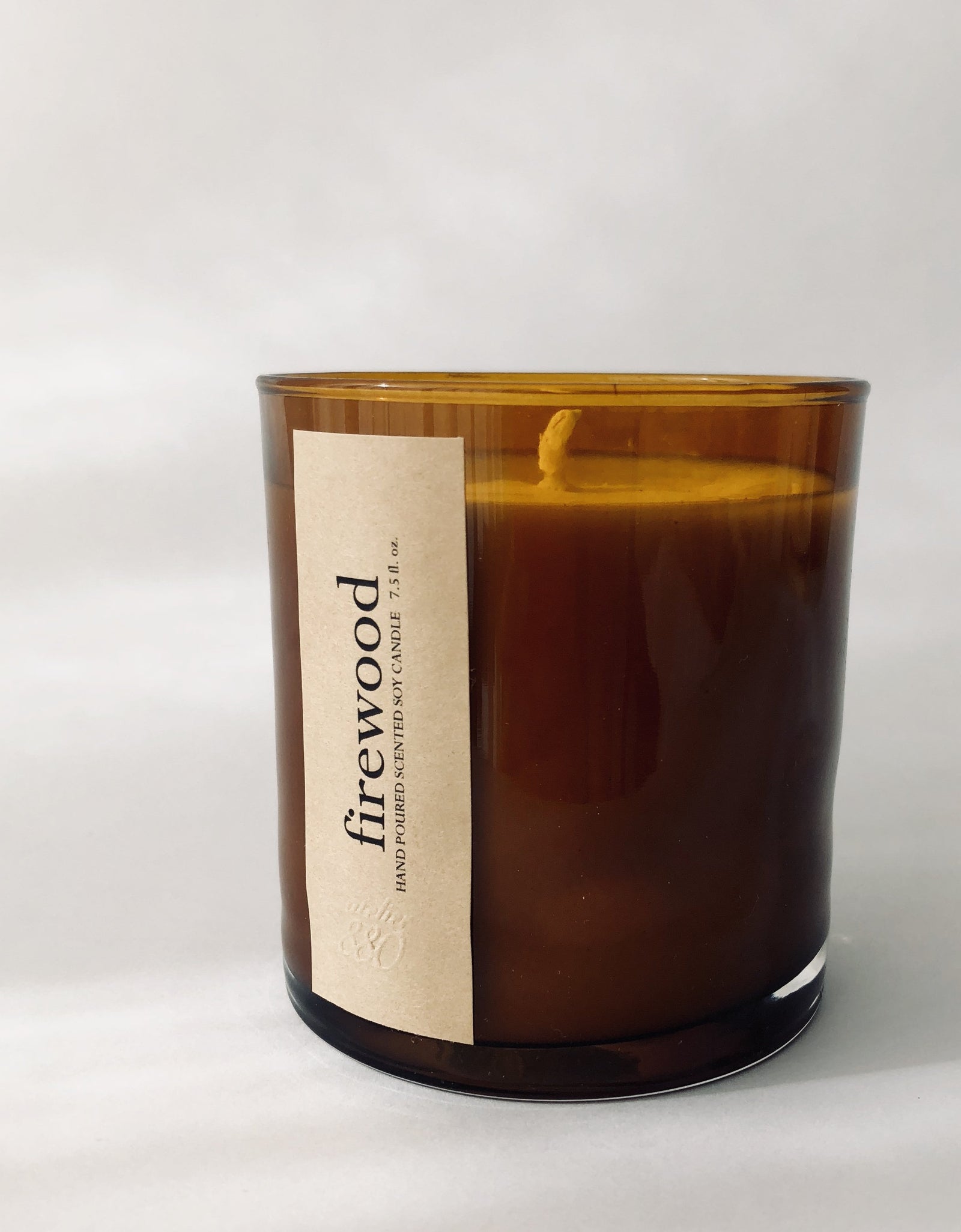 firewood scented candle