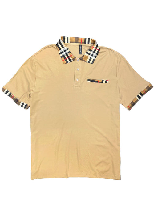 Load image into Gallery viewer, Checkered Detail Polo
