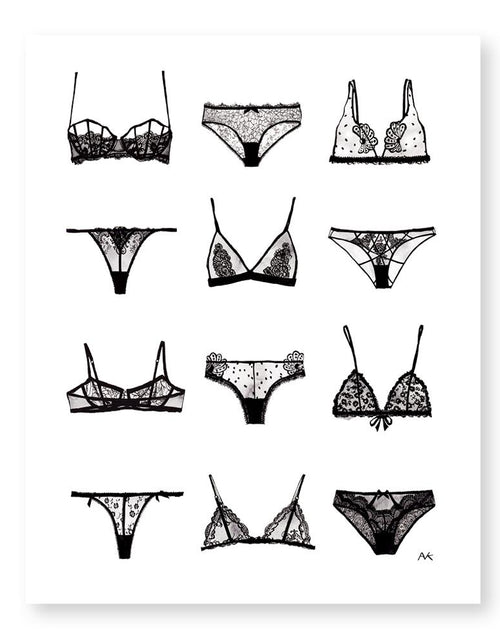 Load image into Gallery viewer, Lingerie Art Print
