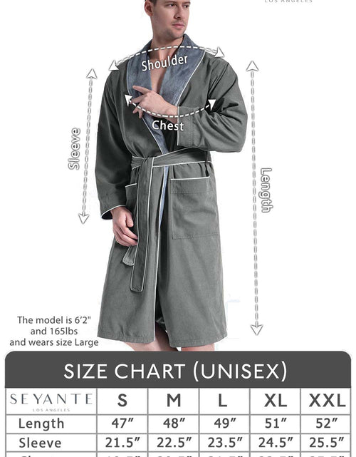 Load image into Gallery viewer, Men&#39;s Luxury Microfiber Spa Robe
