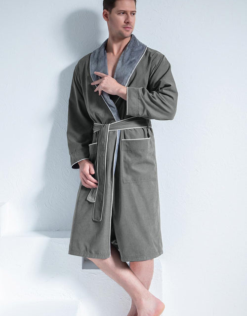 Load image into Gallery viewer, Men&#39;s Luxury Microfiber Spa Robe
