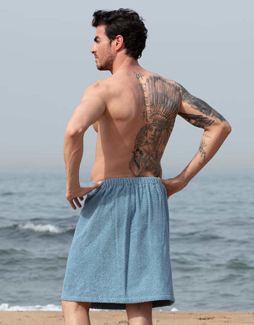 Load image into Gallery viewer, Men&#39;s Turkish Cotton Towel Wrap
