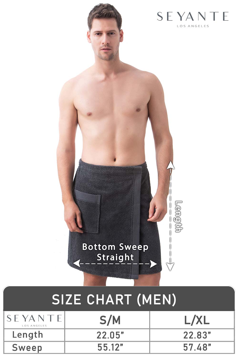 Men's Turkish Cotton Towel Wrap