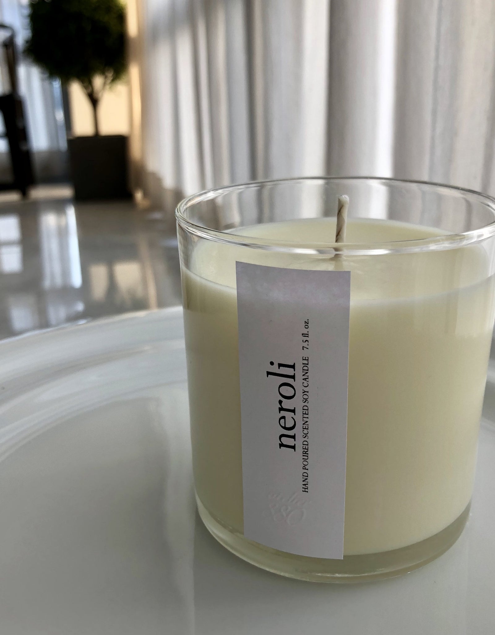 neroli scented candle