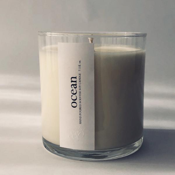 ocean scented candle