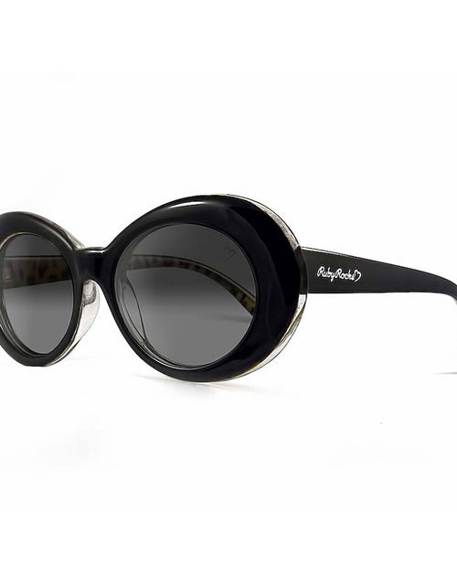 Load image into Gallery viewer, Ruby Rocks Ladies &#39;Antigua&#39; Oval Sunglasses In Black
