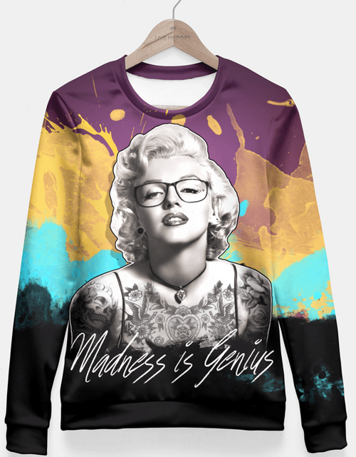 Load image into Gallery viewer, Madness is Genius Sudadera entallada Fitted Waist Sweater Women
