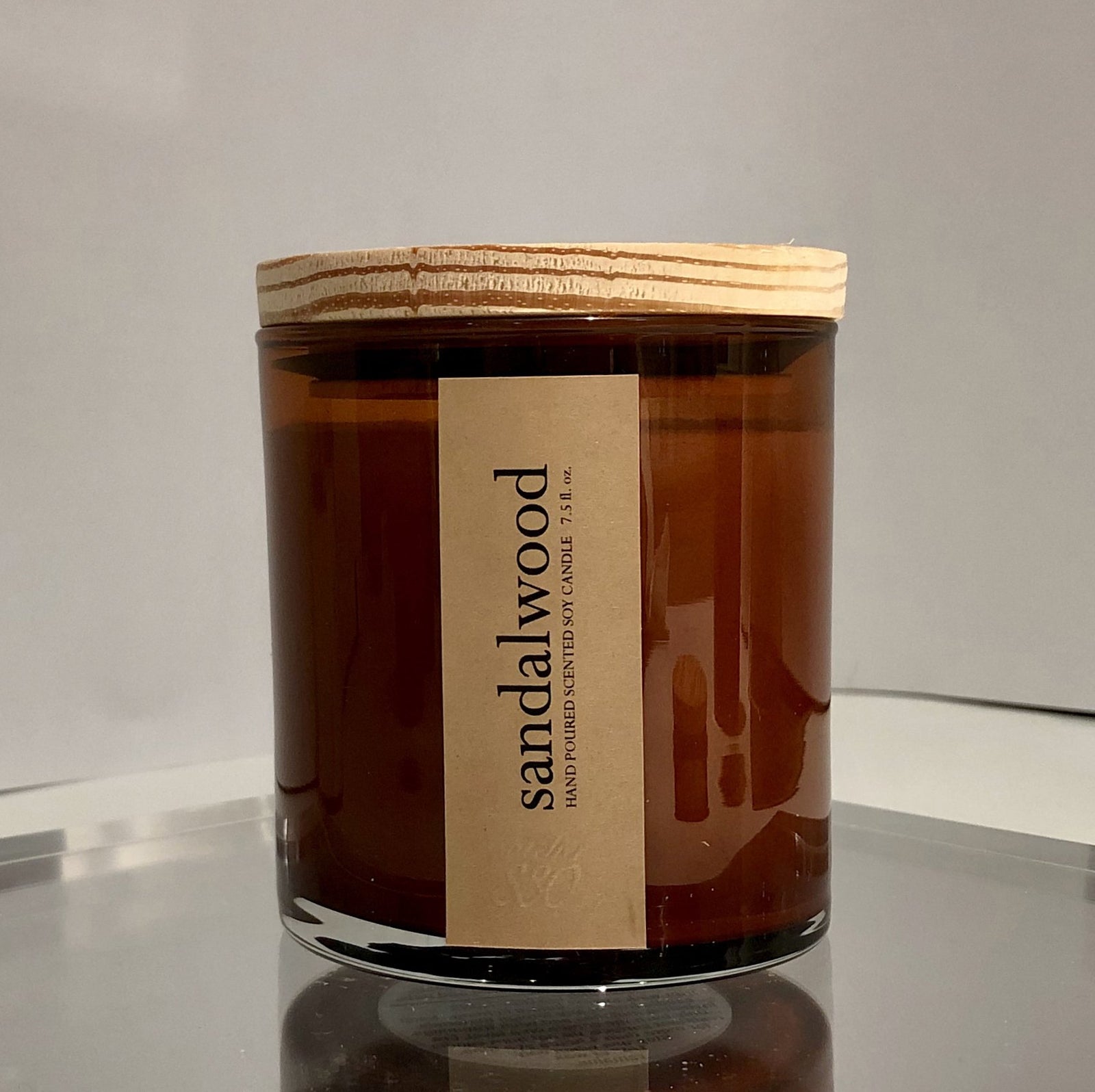 sandalwood scented candle