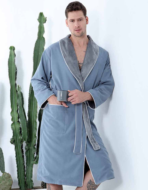 Load image into Gallery viewer, Men&#39;s Luxury Microfiber Spa Robe
