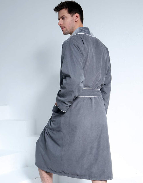 Load image into Gallery viewer, Men&#39;s Luxury Microfiber Spa Robe
