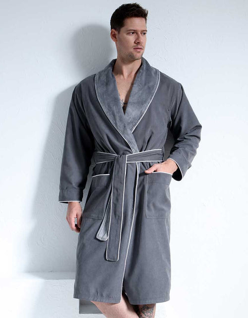 Load image into Gallery viewer, Men&#39;s Luxury Microfiber Spa Robe
