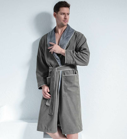 Load image into Gallery viewer, Men&#39;s Luxury Microfiber Spa Robe
