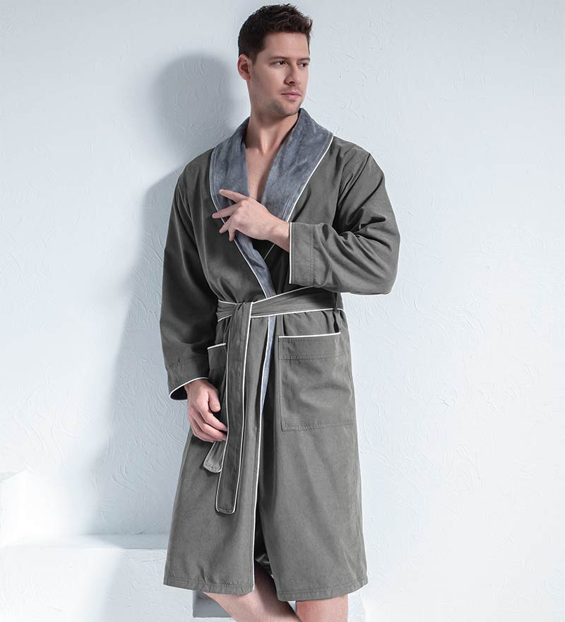 Men's Luxury Microfiber Spa Robe