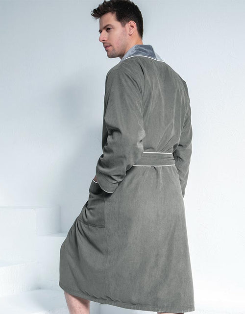 Load image into Gallery viewer, Men&#39;s Luxury Microfiber Spa Robe
