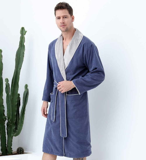 Load image into Gallery viewer, Men&#39;s Luxury Microfiber Spa Robe
