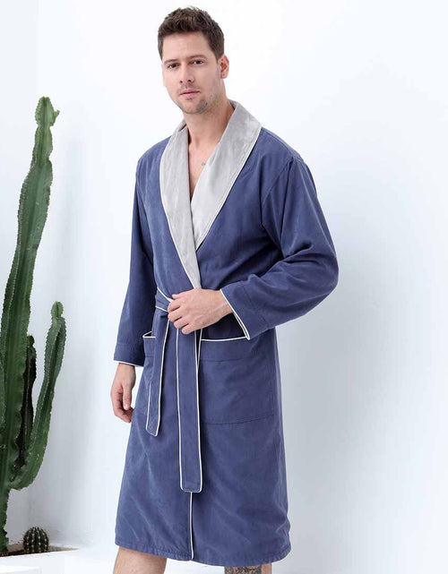 Load image into Gallery viewer, Men&#39;s Luxury Microfiber Spa Robe
