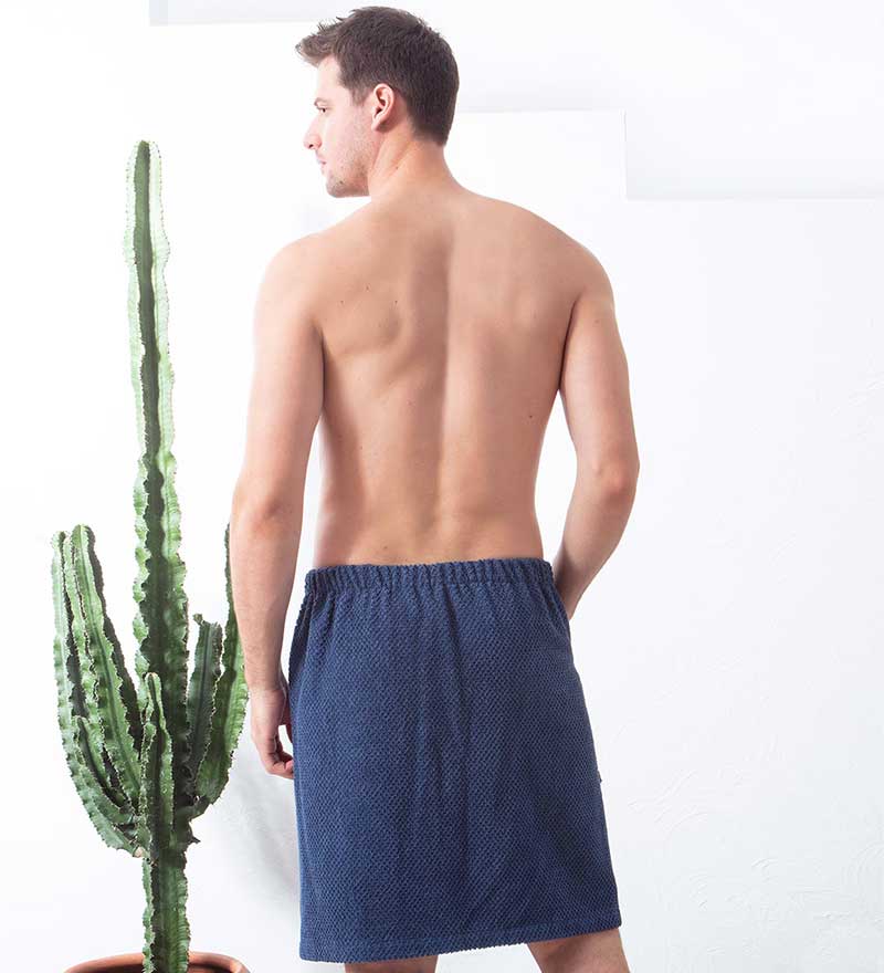 Men's Turkish Cotton Towel Wrap