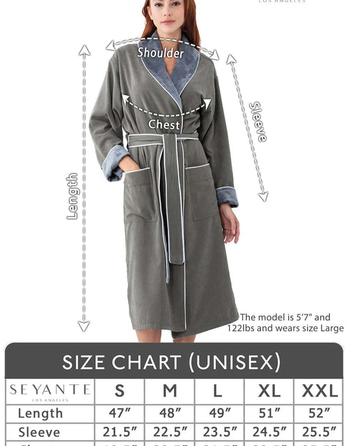 Load image into Gallery viewer, Women&#39;s Plush Microfiber Spa Robe
