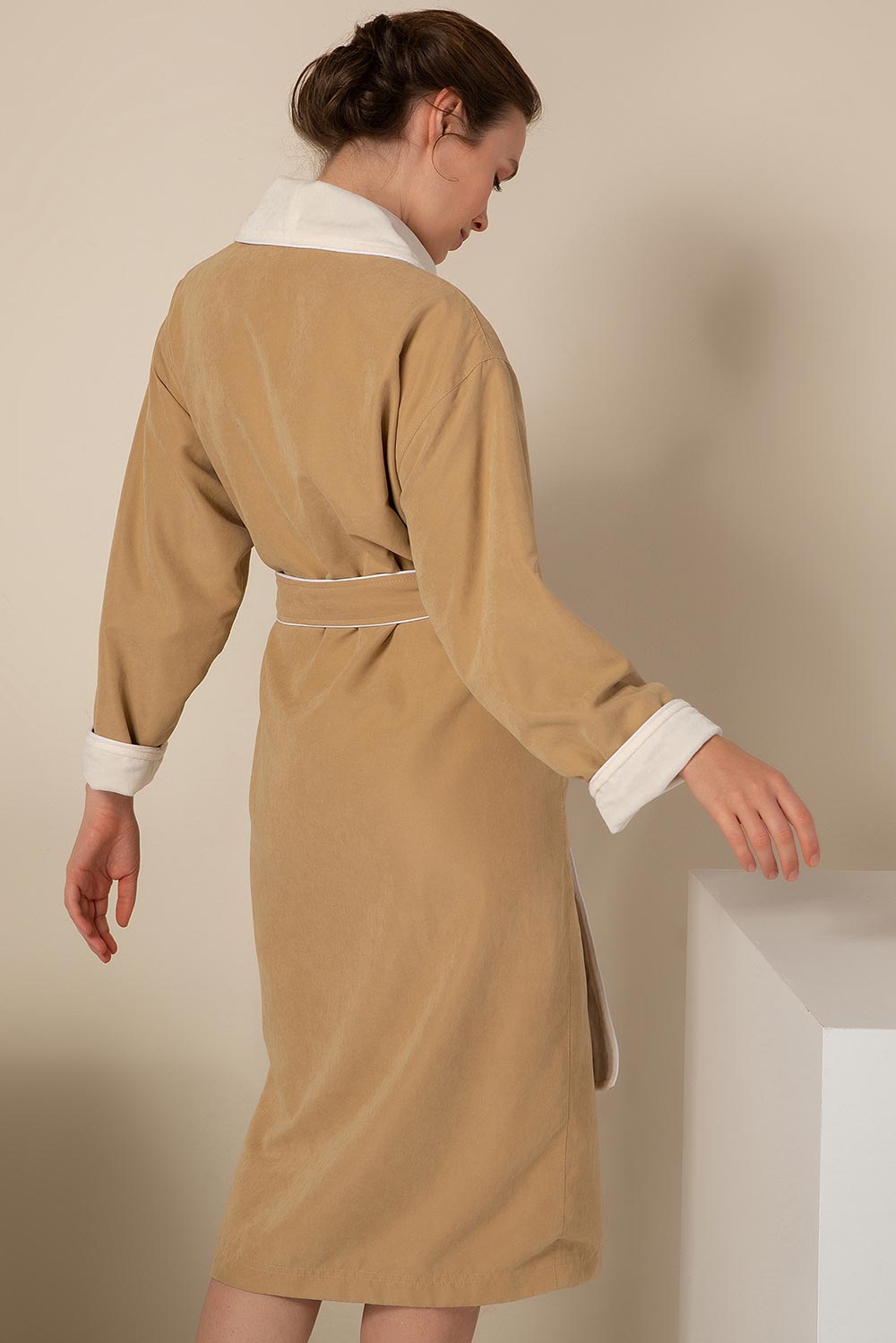 Women's Plush Microfiber Spa Robe