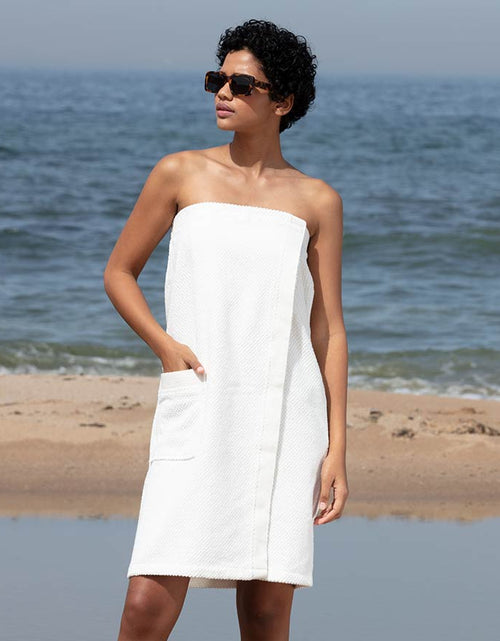 Load image into Gallery viewer, Women&#39;s Turkish Cotton Towel Wrap
