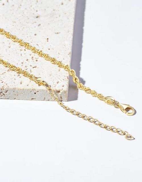 Load image into Gallery viewer, Rope Chain Necklace For Women, Minimalist Jewelry, Teen Girl Jewelry
